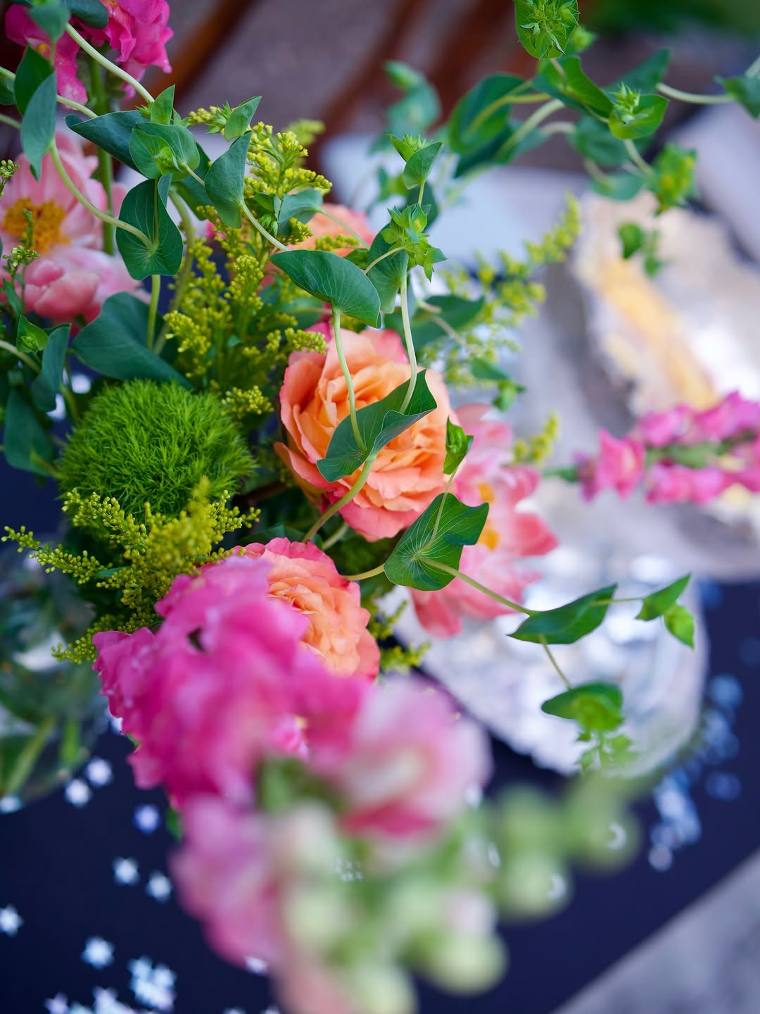 Every detail of this dinner party felt just right.
